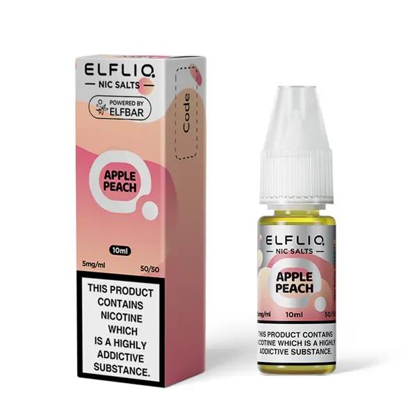 Product Image of Apple Peach Nic Salt E-Liquid by Elf Bar Elfliq Salts 10ml